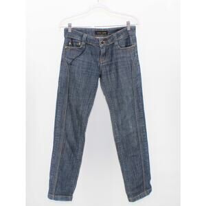 Miss Anna Jeans Paris Designer Low Rise Straight Leg size France 38 US 8